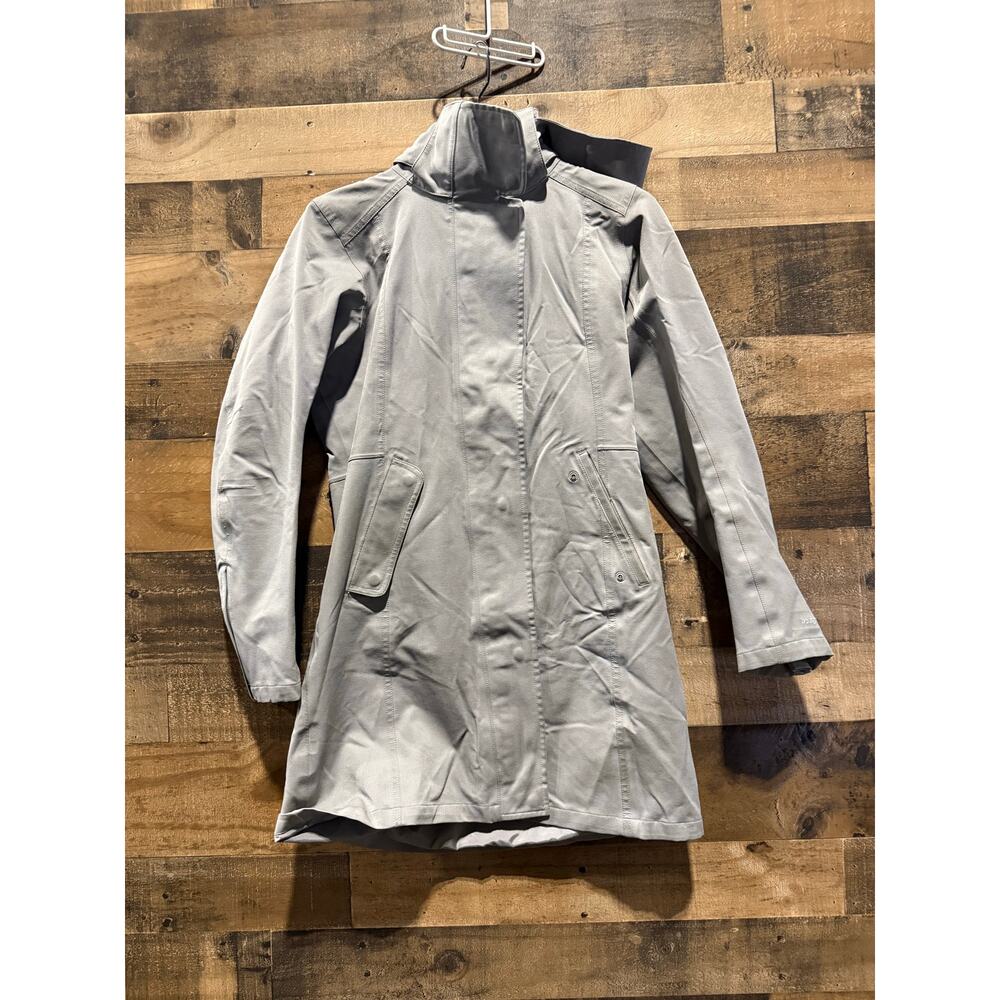 Patagonia- Rain/Trench Coat- Gray- Women Size XS